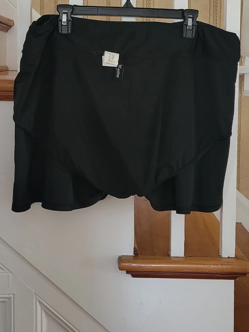 MAXINE OF HOLLYWOOD Black Swim Skirt Size 20W - Picture 4 of 6